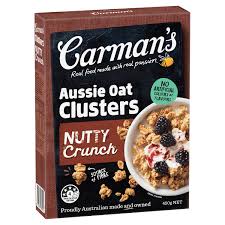 Carman's Aussie Oat Clusters Nutty Crunch 450g