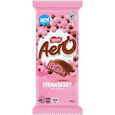 Nestle Aero Strawberry Block Chocolate | 118g
