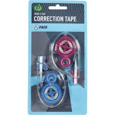 Woolworths Essentials Correction Tape 2 pack