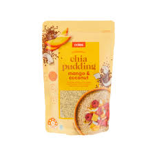Coles Pudding Chia Mango & Coconut 210g
