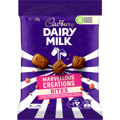 Cadbury Dairy Milk Marvellous Creations Chocolate Bites 120g