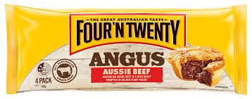 Frozen Four'N Twenty Angus Beef Pies 4 Pack | 700g