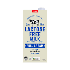 Coles Lactose Free Long Life Full Cream Milk 1L