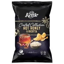 Kettle Crafted Potato Chips Hot Honey & Ricotta