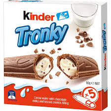 Kinder Tronky Creamy Chocolate Wafer Biscuit Multipack 5 pack