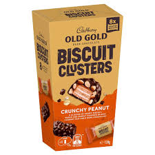 Old Gold Biscuit Clusters Crunchy Peanut 120g