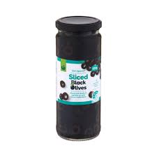 Woolworths Black Sliced Olives 430g