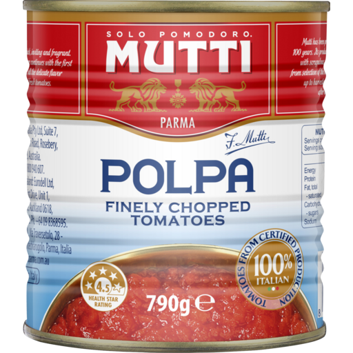 Mutti Polpa Tomatoes 790g