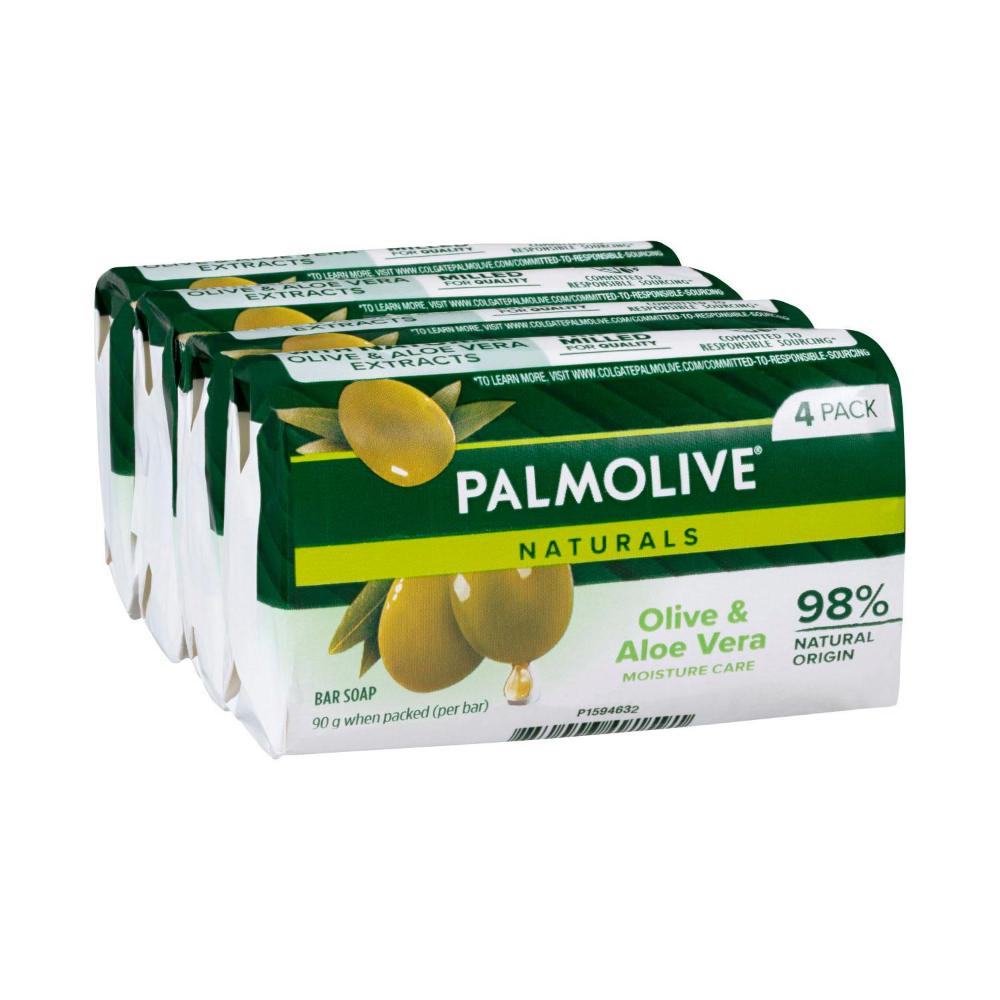 Palmolive Naturals Aloe & Olive Soap | 4 pack