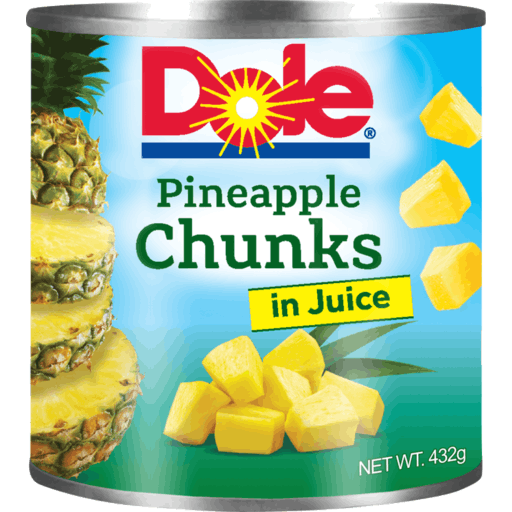 Dole Pineapple Chunks In Juice 432g