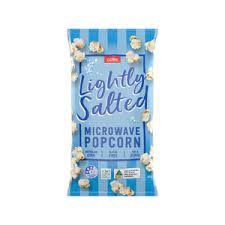 Coles Microwave Popcorn Lightly Salted 80g