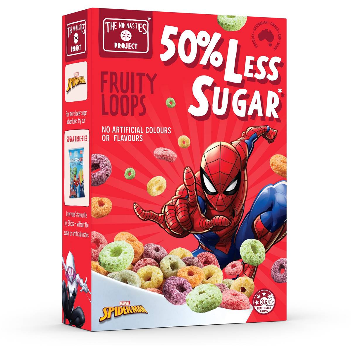 No Nasties Fruity Loops 50% Less Sugar 285g