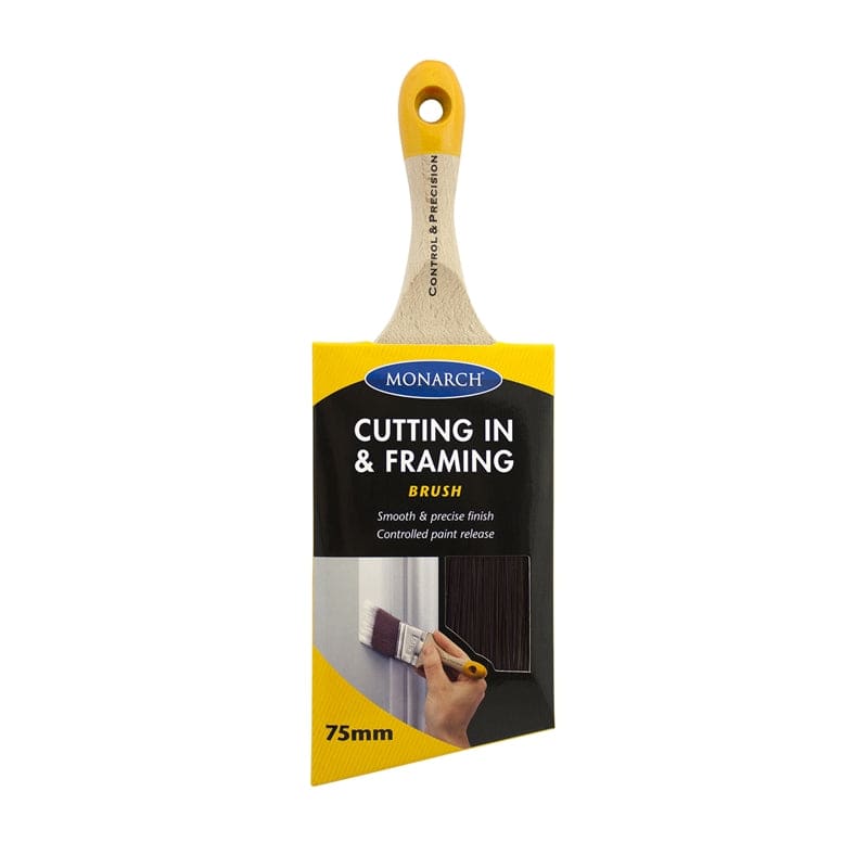 Monarch Cutting In & Framing Synthetic Paint Brush 75mm