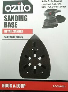 Ozito 140 x 140 x 80mm Detail Sander Sanding Base