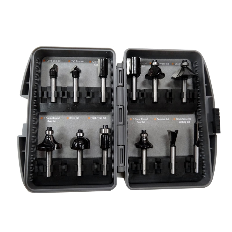 Craftright 12 Piece Router Bit Set