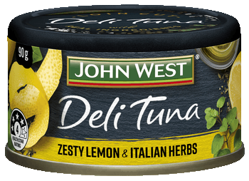 John West Tuna Yellowfin Zesty Lemon & Italian Herbs 90g