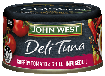 John West Tuna Yellowfin Cherry Tomato & Chilli Infused Oil 90g