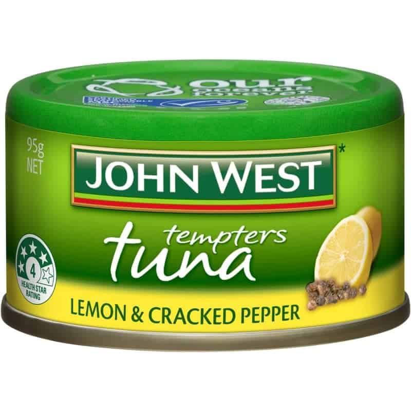 John West Tuna Tempters Lemon & Cracked Pepper 95g