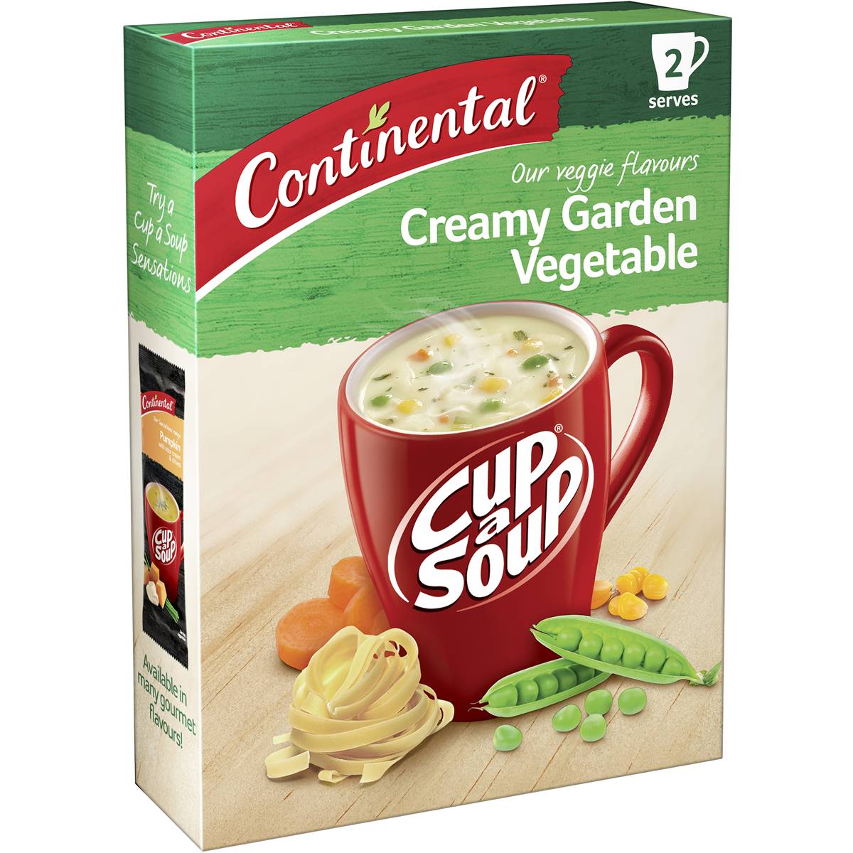 Continental Cup A Soup Creamy Garden Vegetable 2pk