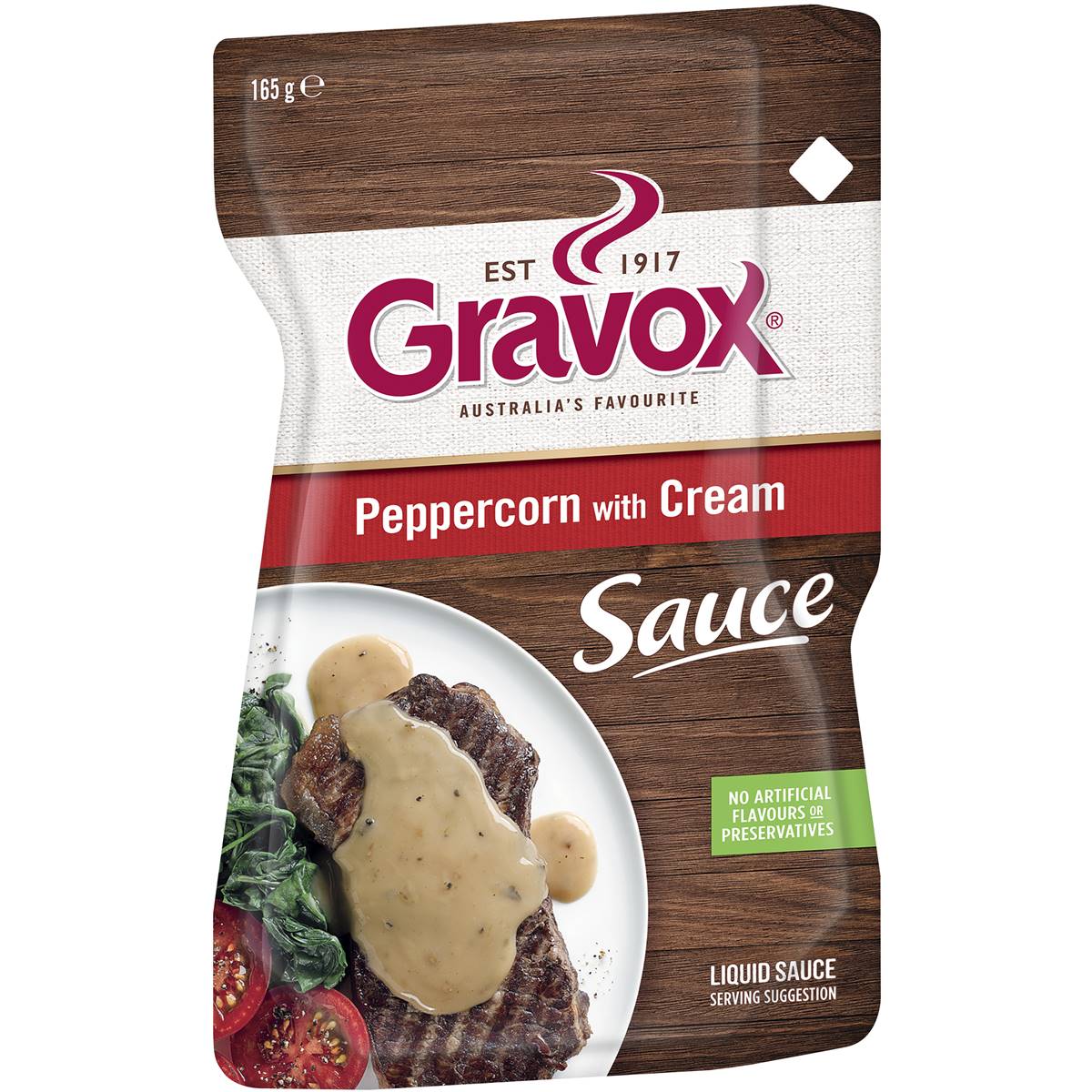 Gravox Pouch Sauce Peppercorn with Cream 165g