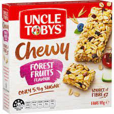 Uncle Tobys Muesli Bars Chewy Forest Fruits (6pk)