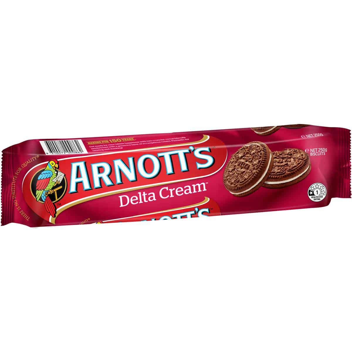 Arnott's Biscuits Delta Cream 250g