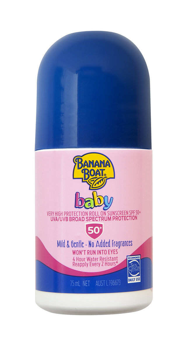 Banana Boat Baby SPF50+ Sunscreen Roll-On 75ml