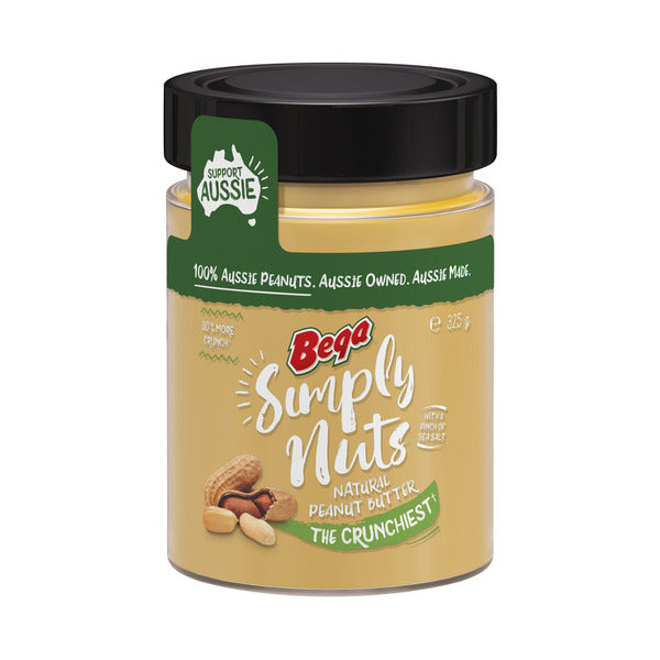 Bega Peanut Butter Simply Nuts The Crunchiest 325g