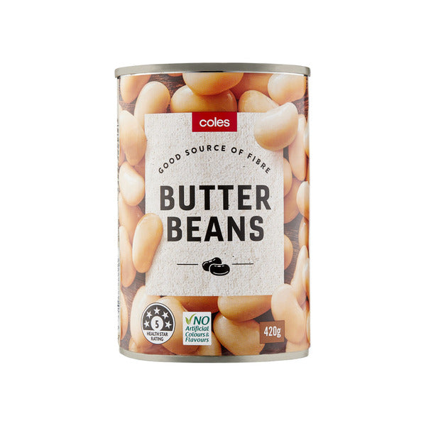 Coles Beans Butter Beans 420g