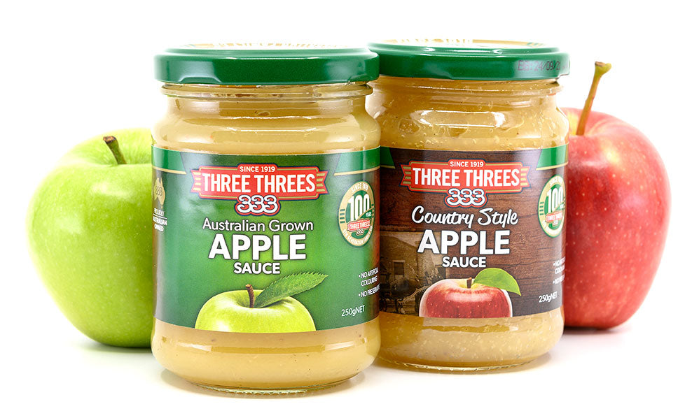 Three Threes Apple Sauce 250g