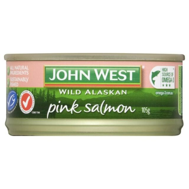John West Salmon Wild Alaskan Pink 105g
