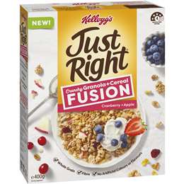 Kellogg's Just Right Fusion Cranberry & Apple 400g