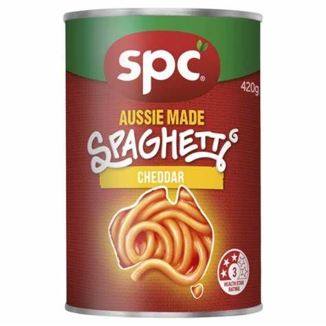 Spc Spaghetti Cheddar 420g