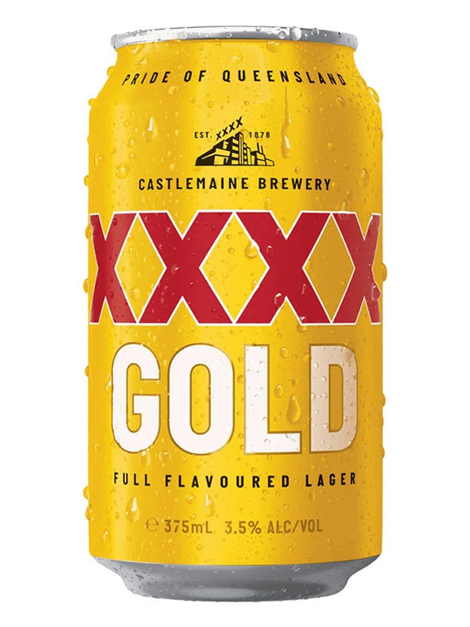 Beer XXXX Gold Full Flavoured Lager (Can) 375ml