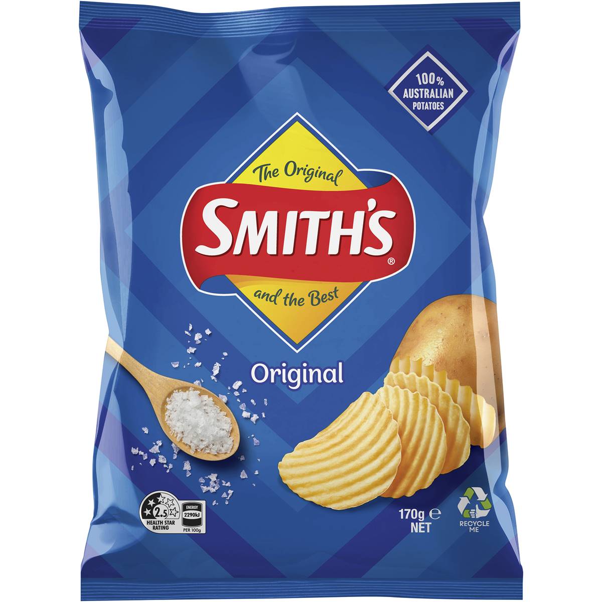 Smith's Crinkle Cut Orginal 170g