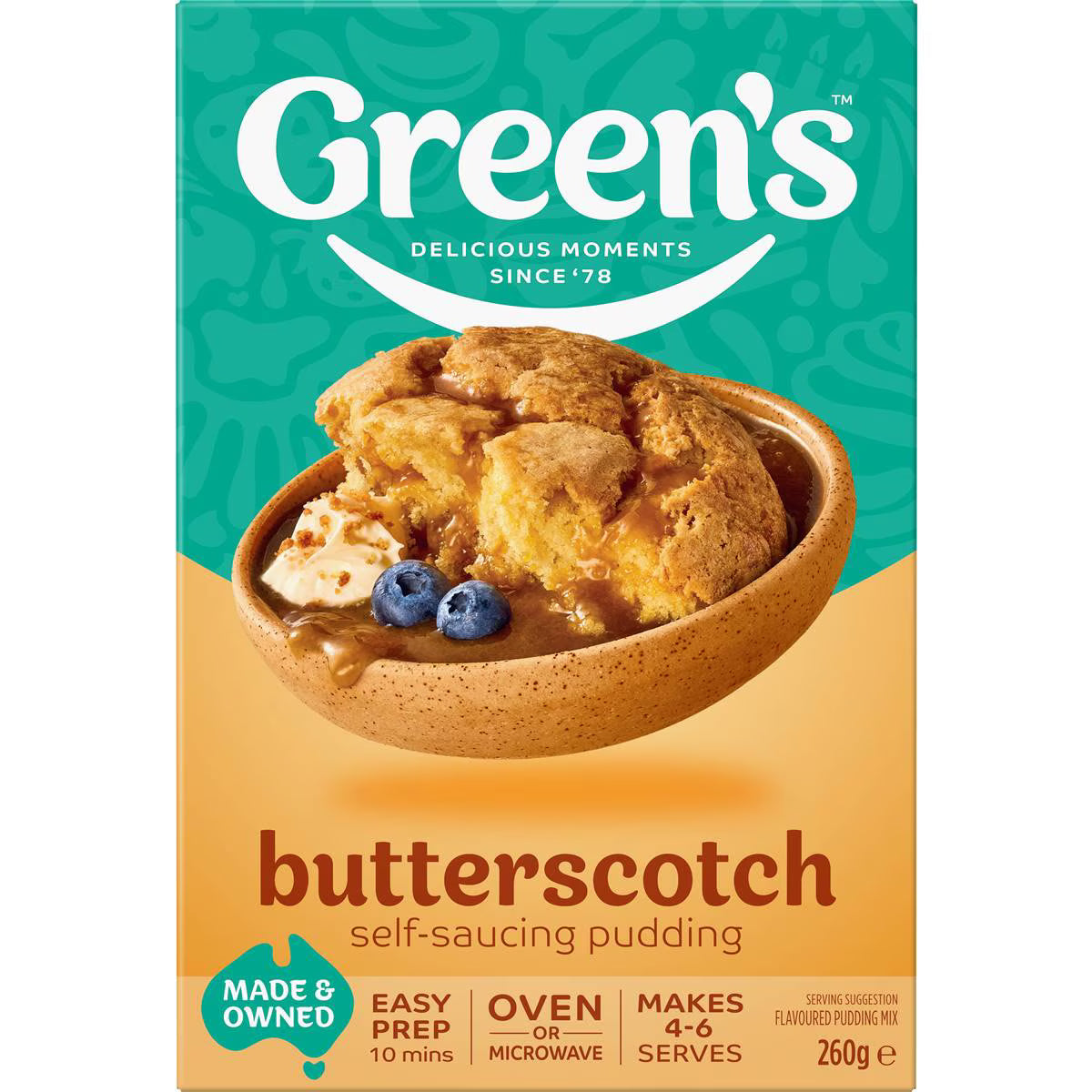 Green's Pudding Butterscotch Sponge 260g