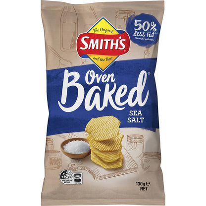 Smith's Oven Baked Sea Salt 130g