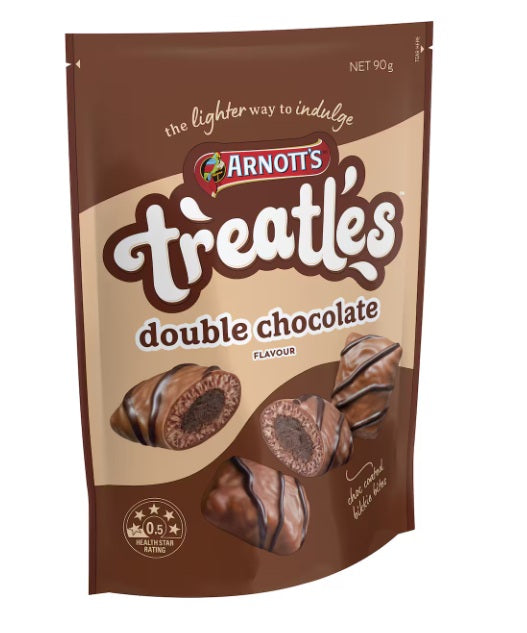 Arnott's Treatles Double Chocolate Flavour 90g