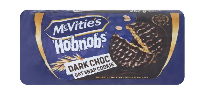 McVitie's Hobnobs Oat Snap Cookie Dark Chocolate 262g