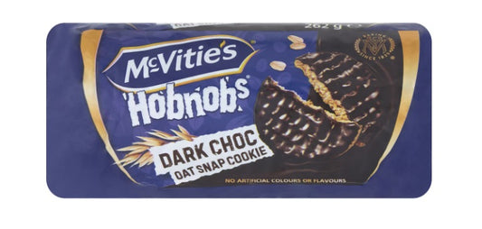 McVitie's Hobnobs Oat Snap Cookie Dark Chocolate 262g