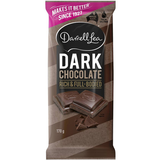 Darrell Lea Block Dark Chocolate 170g