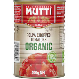 Mutti Polpa Finely Chopped Tomatoes with Garlic 400g