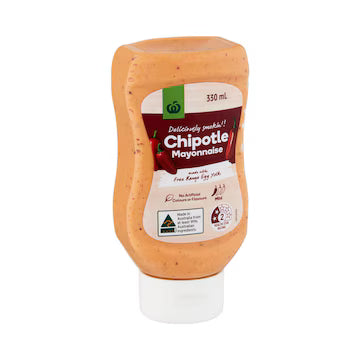 Woolworths Chipotle Mayonnaise 330mL