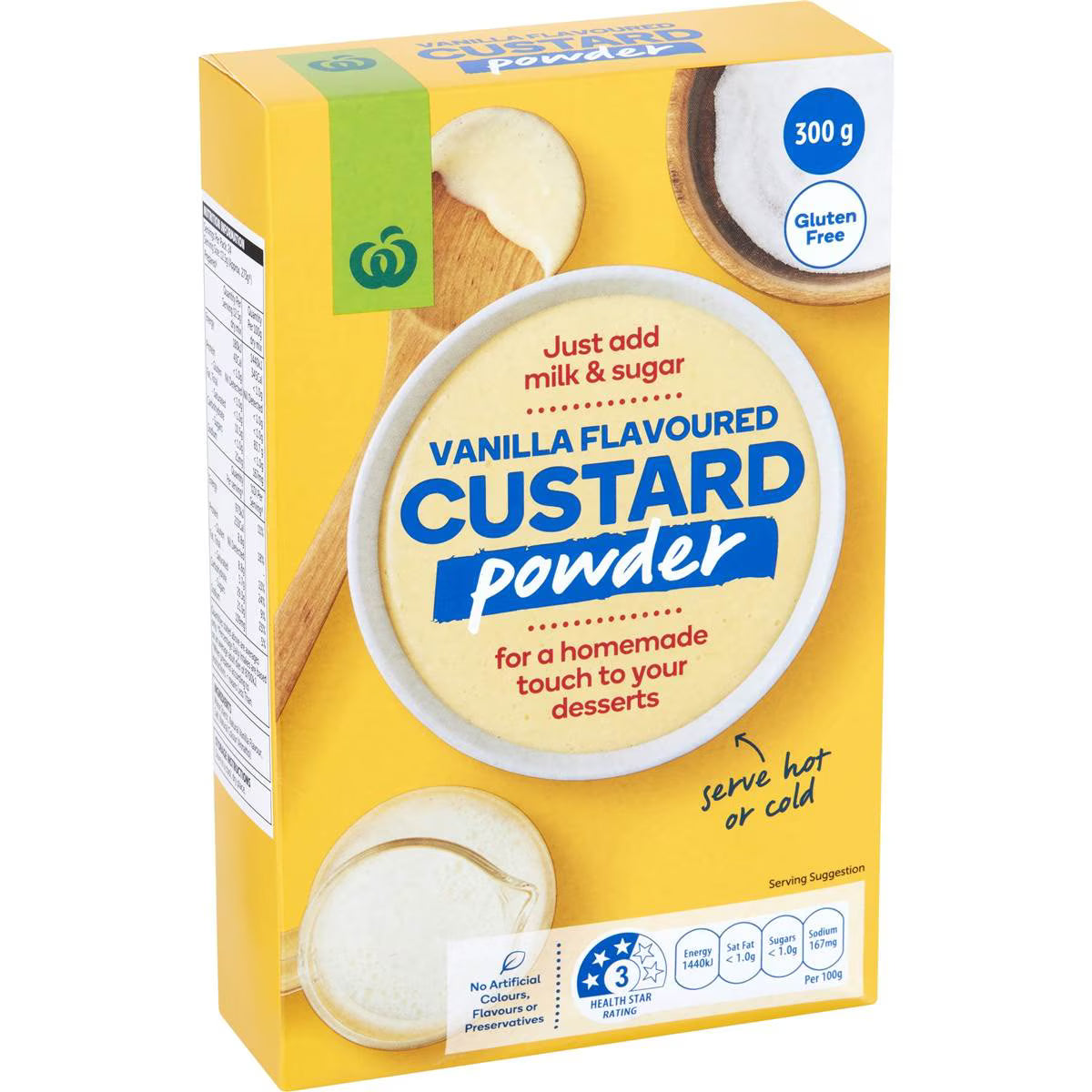 Woolworths Vanilla Custard Powder 300g