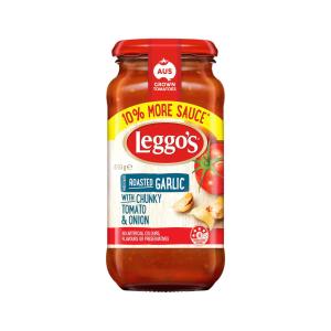 Leggo's Tomato Roasted Garlic Pasta Sauce Jar 550g