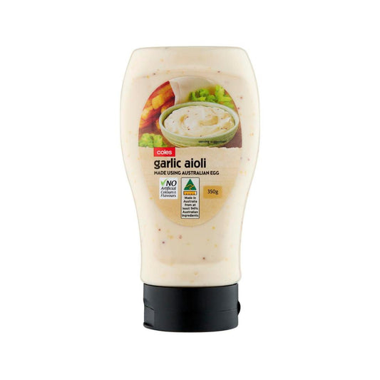 Coles Garlic Aioli  350g