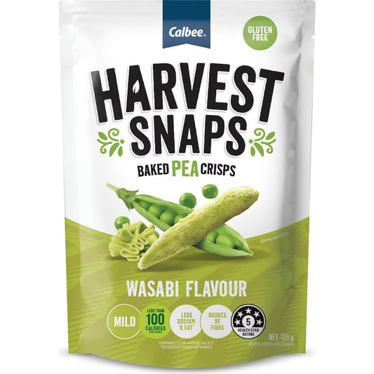 Calbee Harvest Snaps Wasabi 120g