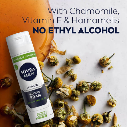 Nivea Men Sensitive Shaving Foam 200mL