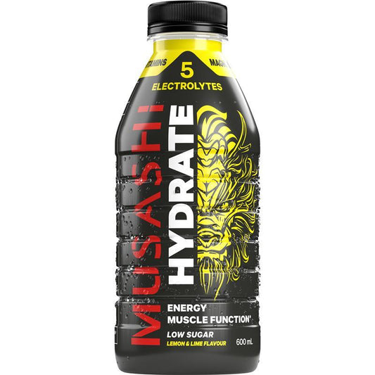 Musashi Hydrate Drink Lemon Lime | 600mL