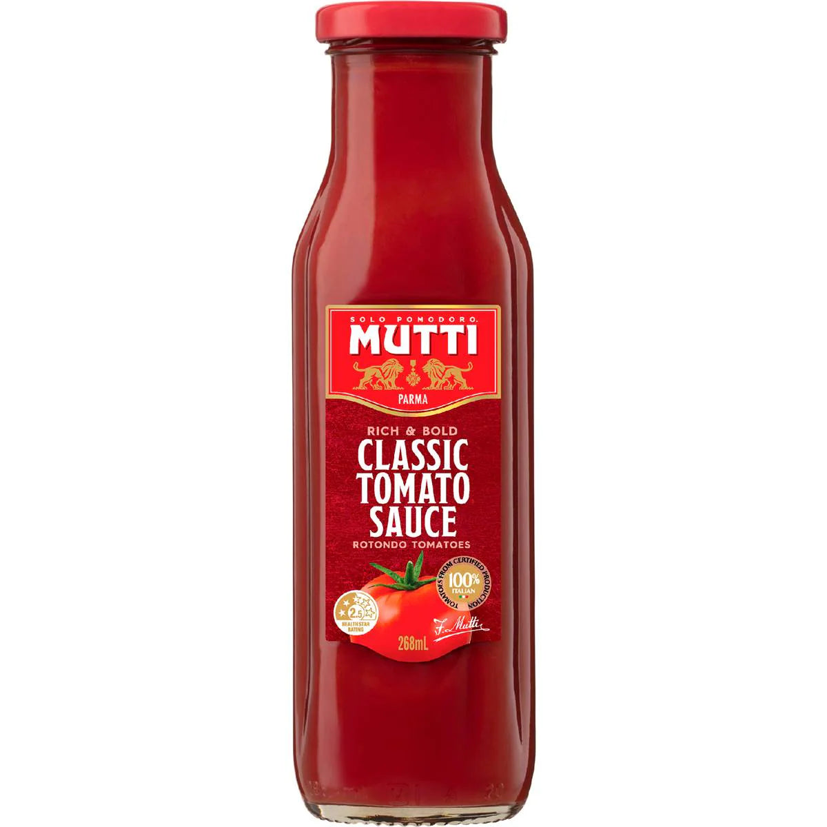 Mutti Classic Rich & Bold Tomato Sauce 268mL